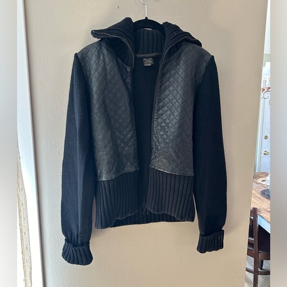Paul & Shark Yachting Leather and Wool Jacket Size S - Picture 1 of 12